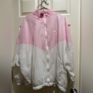 Nike Pink & White Windbreaker (unisex)